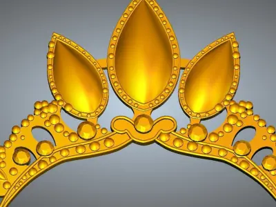 free convert hair crown free convert Free 3D print model