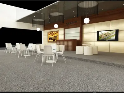 Exhibition - Area - 25X15-3DMAX2009-012 3D model