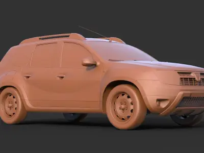 Renault Duster 2009 3D print model