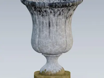 Garden urn planter16 3D model