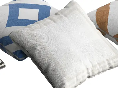 H and M Pillow Set 4 3D model