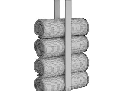 Towels Rolls 3D model