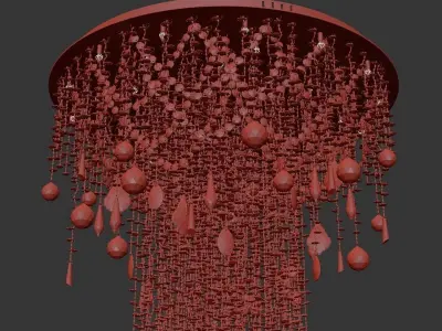 Chandelier San Remo H 1 4 50 N 3D model