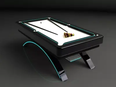 Pool Table Free 3D model purchase
