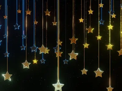 Starry Eid Greetings-Eid Saeed 3D model