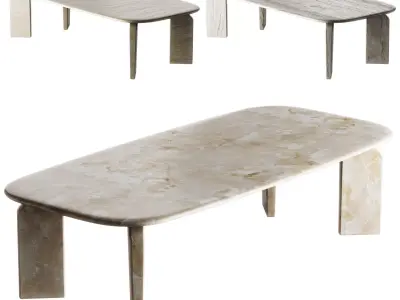 Giotto Rectangular Table by Exteta 3D model