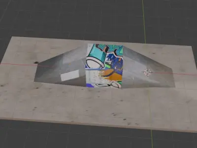 Skate ramp 3D model