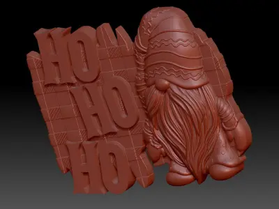  Gnome ho ho ho  3D print model