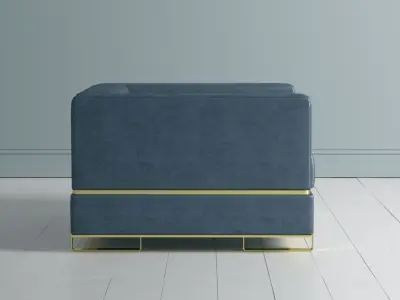 Boatto Martino Single Sofa 3D model