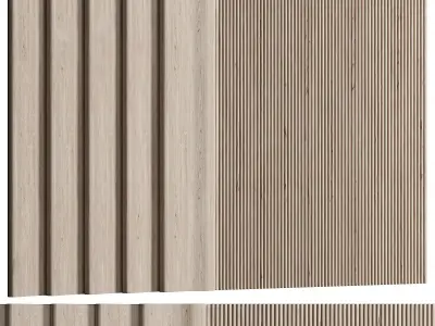 Wall panel 3D model 6