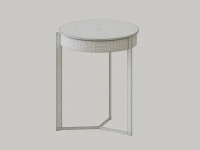 Sidetable Low-poly 3D model