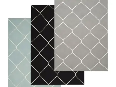 Rug Set 2049 3D model