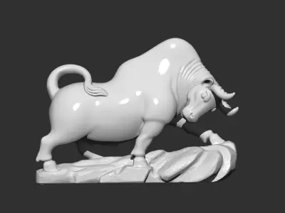 Bull Statue 3D print model