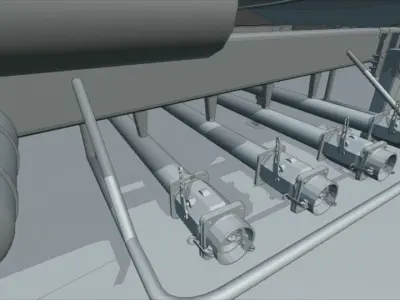 Trailer Gotti  Low-poly 3D model