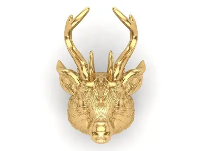 3D Deer Ring Printable Model 3D print model