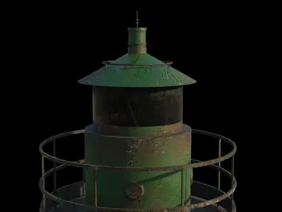 Lighthouse 3D Model PBR materials Low-poly 3D model