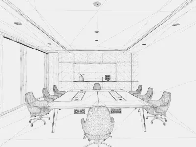 Super Hub Office  Vol 06 Low-poly 3D model