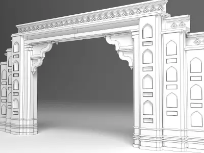 Indian Entry Gate 3D model