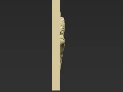 Howling Wolf A134 3D print model