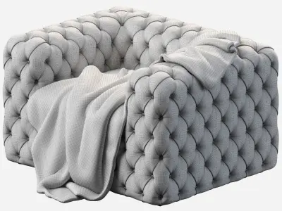 Chelsea armchair DV HOME COLLECTION 3D model