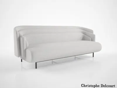 Christophe Delcourt Hug Sofa 3D model