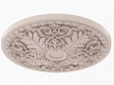 Classic Ceiling Medallion 38  3D model