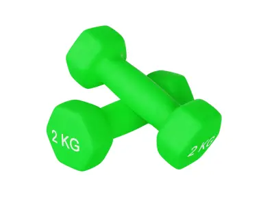 2 Kg Dumbbell 3D model