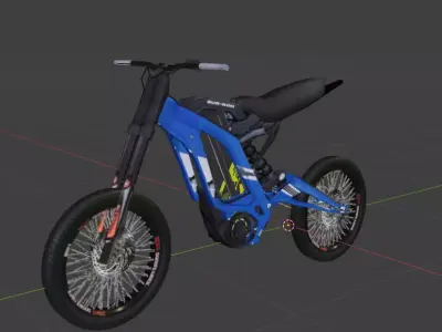 SURRON Light Bee x  Electric Dirt Bike Low-poly 3D model