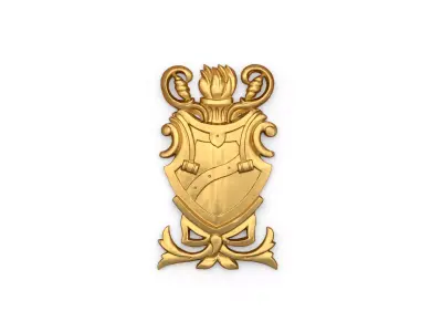 Classic decor ornament 320 3D model