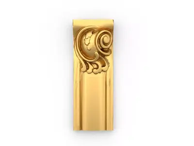 Classic decor ornament carved 32  3D model