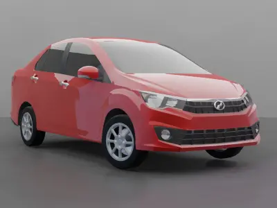 Perodua Bezza D63D 2016 3D model
