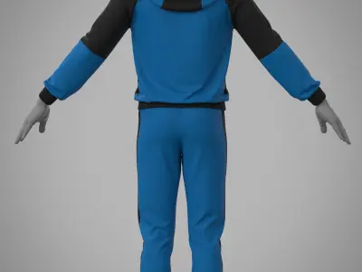 5 Mens SportWear 3D model