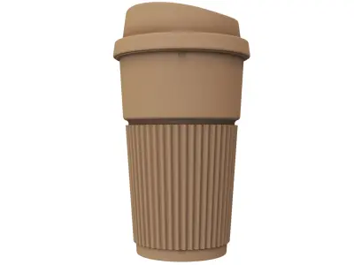 disposable coffee cup candle mold free Free 3D print model