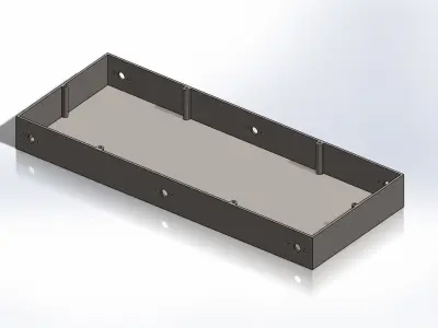 6 wheel printable terrain arduino robot for project 3D print model