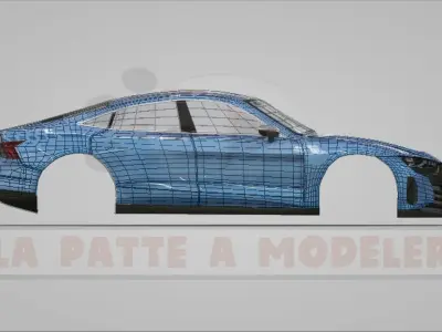 Audi GT Concept LPAM 3D model