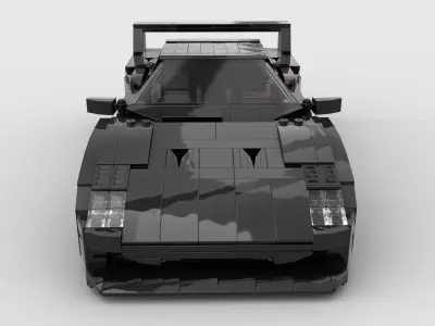 LEGO TOY sports car racing car sedan car 3D model