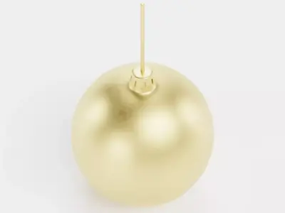 Christmas Ball Ornament V4 Low-poly 3D model