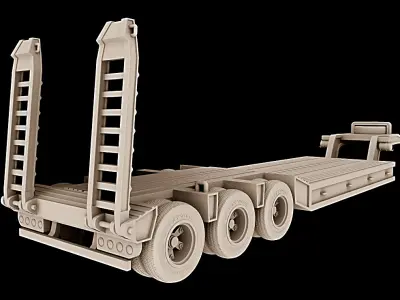 PLANK TRAILER 3D print model