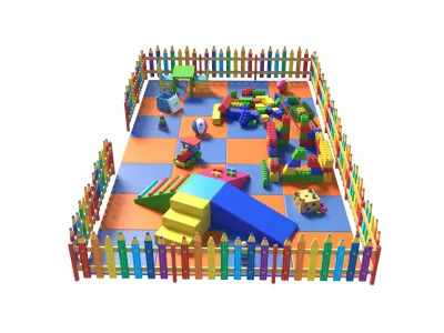 Childrens play area 2  3D model 3D model