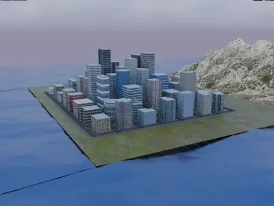 Building city modeler for mac os x Low-poly 3D model