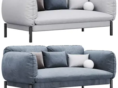 Tarantino Sofa 200 By Ghidini1961 3D model