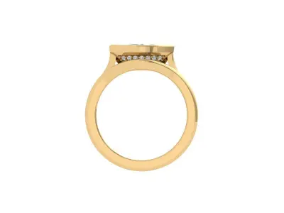 Marquise Ring Bridal Set 3D print model