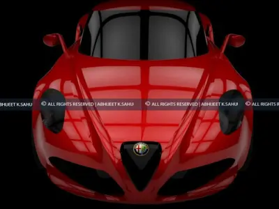Alfa Romeo 4C 3D model