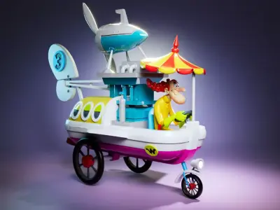 Professor Pat Pending - The Wacky Races 3D print model