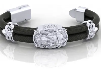 bracelet budda 3D print model