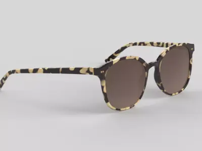 Nairobi Eyewear Glasses Low-poly 3D model