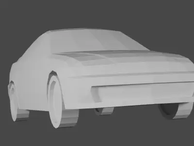 1998 Honda Integra Acura Integra Low-poly 3D model