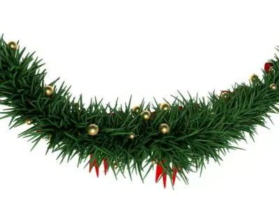 Christmas Wreath 3D model shop