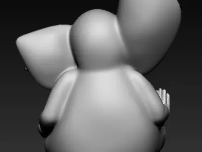 Ganesha Idol 3D Printable model 10 3D print model