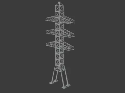 Electrical Tower 3D model